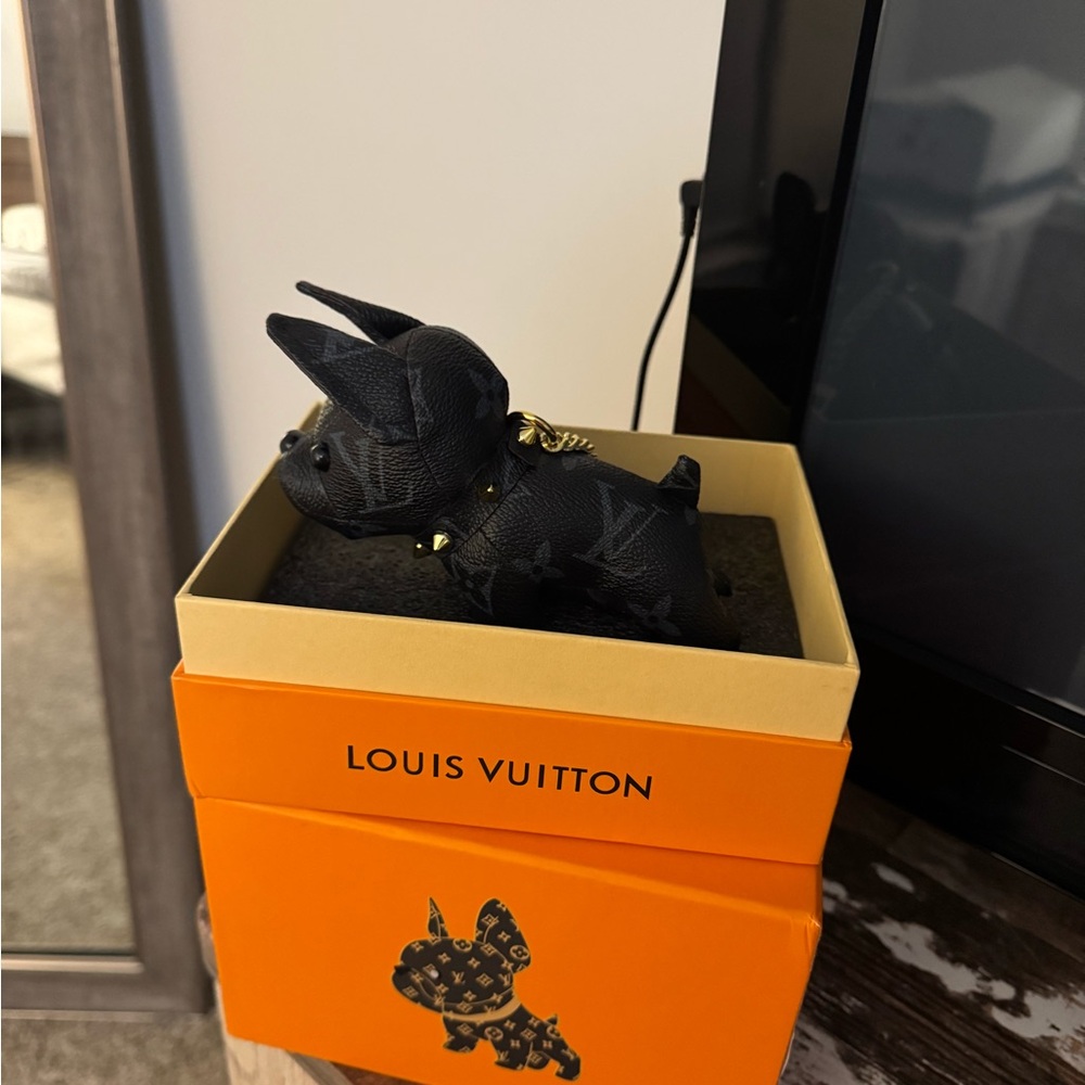 Louis Vuitton Black Dog Key Chain